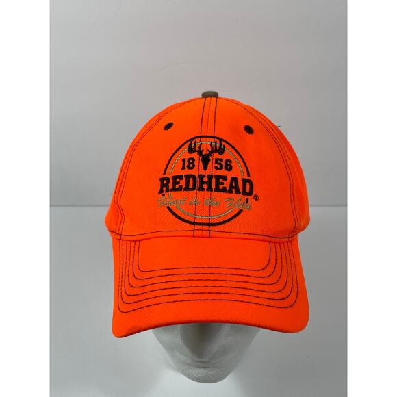 Redhead Finest In The Field Neon Orange Hat With Camo OSFM - Picture 1 of 12